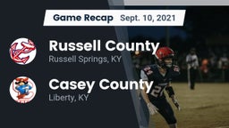 Recap: Russell County  vs. Casey County  2021
