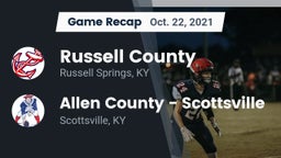 Recap: Russell County  vs. Allen County - Scottsville  2021
