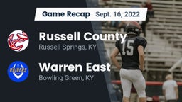 Recap: Russell County  vs. Warren East  2022