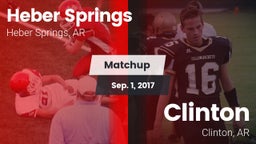 Matchup: Heber Springs High vs. Clinton  2017