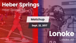 Matchup: Heber Springs High vs. Lonoke  2017