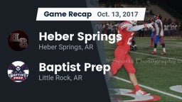 Recap: Heber Springs  vs. Baptist Prep 2017