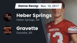 Recap: Heber Springs  vs. Gravette  2017