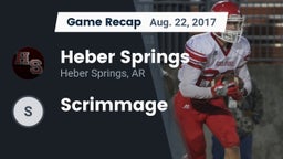 Recap: Heber Springs  vs. Scrimmage 2017