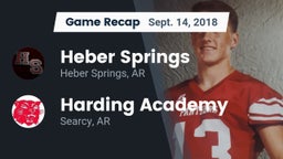 Recap: Heber Springs  vs. Harding Academy  2018