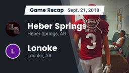 Recap: Heber Springs  vs. Lonoke  2018