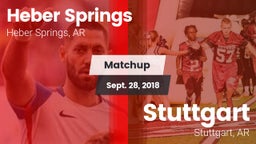 Matchup: Heber Springs High vs. Stuttgart  2018