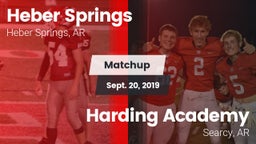 Matchup: Heber Springs High vs. Harding Academy  2019