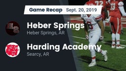 Recap: Heber Springs  vs. Harding Academy  2019