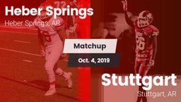 Matchup: Heber Springs High vs. Stuttgart  2019