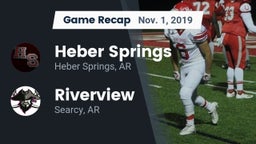 Recap: Heber Springs  vs. Riverview  2019
