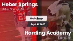 Matchup: Heber Springs High vs. Harding Academy  2020