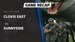 Recap: Clovis East  vs. Sunnyside  2016