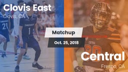 Matchup: Clovis East High vs. Central  2018