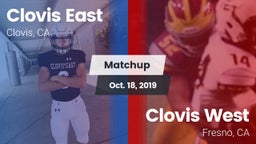 Matchup: Clovis East High vs. Clovis West  2019