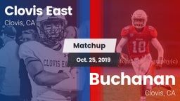 Matchup: Clovis East High vs. Buchanan  2019