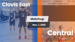 Matchup: Clovis East High vs. Central  2019