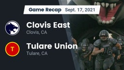 Recap: Clovis East  vs. Tulare Union  2021