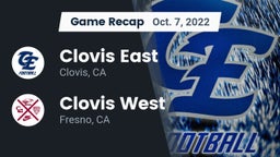 Recap: Clovis East  vs. Clovis West  2022