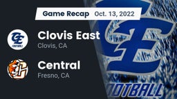 Recap: Clovis East  vs. Central  2022