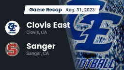 Recap: Clovis East  vs. Sanger  2023
