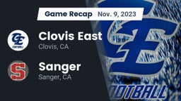 Recap: Clovis East  vs. Sanger  2023