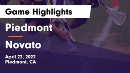 Piedmont  vs Novato  Game Highlights - April 22, 2022