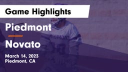 Piedmont  vs Novato  Game Highlights - March 14, 2023