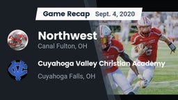 Recap: Northwest  vs. Cuyahoga Valley Christian Academy  2020