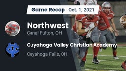 Recap: Northwest  vs. Cuyahoga Valley Christian Academy  2021