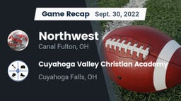 Recap: Northwest  vs. Cuyahoga Valley Christian Academy  2022