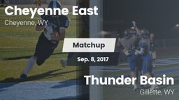 Matchup: Cheyenne East vs. Thunder Basin  2017