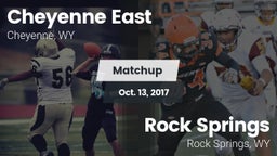 Matchup: Cheyenne East vs. Rock Springs  2017