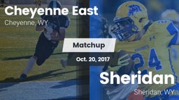 Matchup: Cheyenne East vs. Sheridan  2017