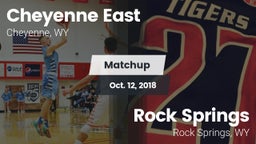 Matchup: Cheyenne East vs. Rock Springs  2018