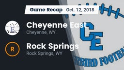 Recap: Cheyenne East  vs. Rock Springs  2018