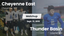 Matchup: Cheyenne East vs. Thunder Basin  2019