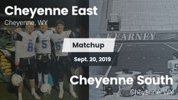Matchup: Cheyenne East vs. Cheyenne South  2019