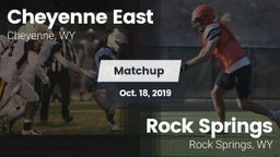 Matchup: Cheyenne East vs. Rock Springs  2019