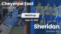 Matchup: Cheyenne East vs. Sheridan  2020