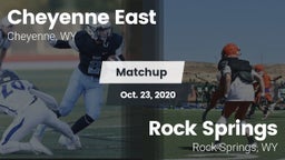 Matchup: Cheyenne East vs. Rock Springs  2020