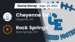 Recap: Cheyenne East  vs. Rock Springs  2022