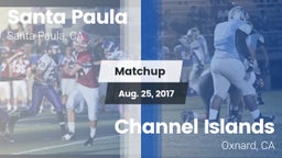 Matchup: Santa Paula High vs. Channel Islands  2017