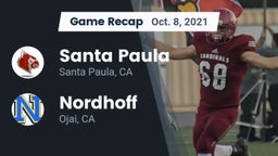 Recap: Santa Paula  vs. Nordhoff  2021