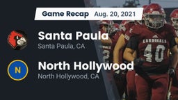 Recap: Santa Paula  vs. North Hollywood  2021