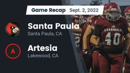 Recap: Santa Paula  vs. Artesia  2022