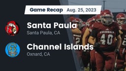 Recap: Santa Paula  vs. Channel Islands  2023