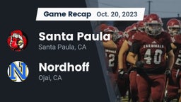 Recap: Santa Paula  vs. Nordhoff  2023
