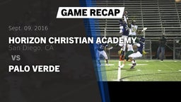 Recap: Horizon Christian Academy vs. Palo Verde 2016