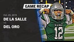 Recap: De La Salle  vs. Del Oro  2015